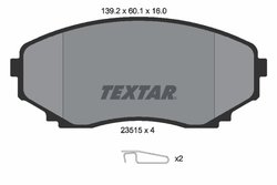 Set placute frana Textar 2351501