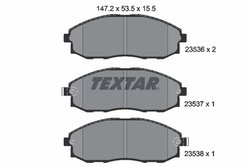 SET PLACUTE FRANA TEXTAR 2353601 - Compatibil cu HYUNDAI, JAC