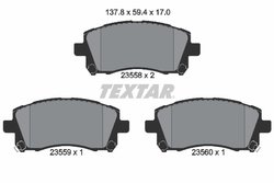 Set placute frana Textar 2355802