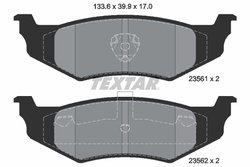 Set placute frana Textar 2356102