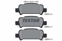 Set placute frana Textar 2357202