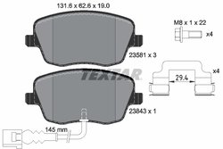 Set placute frana Textar 2358102