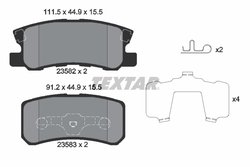 Set placute frana Textar 2358202