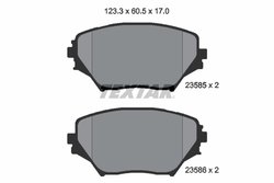 SET PLACUTE FRANA TEXTAR 2358501 - Compatibil cu TOYOTA