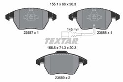 Set placute frana Textar 2358701