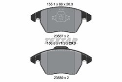 SET PLACUTE FRANA TEXTAR 2358704 - Piesa auto compatibila cu mai multe marci