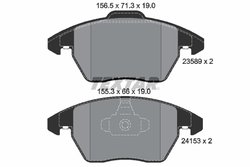 SET PLACUTE FRANA TEXTAR 2358901 - Compatibil cu CITROEN, CITROEN (DF-PSA), DS (CAPSA), PEUGEOT, PEUGEOT (DF-PSA)