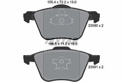 Set placute frana Textar 2359001