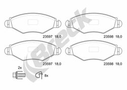 Set placute frana Breck 23597 00 702 10