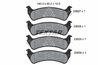 Set placute frana Textar 2362701