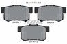 SET PLACUTE FRANA TEXTAR 2365201 - Compatibil cu ACURA, GREAT WALL, HONDA