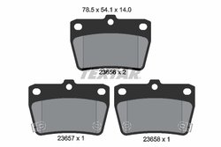 Set placute frana Textar 2365601