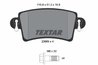 SET PLACUTE FRANA TEXTAR 2366901 - Compatibil cu NISSAN, OPEL, RENAULT, VAUXHALL