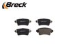 SET PLACUTE FRANA BRECK 23669 00 703 10 - Compatibil cu NISSAN, OPEL, RENAULT, VAUXHALL