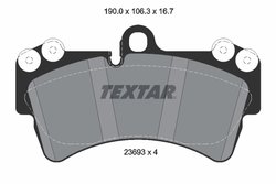 Set placute frana Textar 2369302