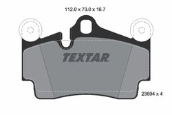 Set placute frana Textar 2369402