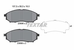 Set placute frana Textar 2369801