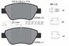 SET PLACUTE FRANA TEXTAR 2370502 - Compatibil cu ALFA ROMEO, FIAT, LANCIA