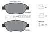 SET PLACUTE FRANA TEXTAR 2370802 - Compatibil cu ABARTH, FIAT, LANCIA, OPEL, VAUXHALL, ZOTYE