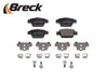 SET PLACUTE FRANA BRECK 23714 00 704 00 - Compatibil cu ALFA ROMEO, FIAT, LANCIA