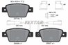 SET PLACUTE FRANA TEXTAR 2371403 - Compatibil cu CHRYSLER, FIAT, LANCIA