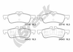 SET PLACUTE FRANA BRECK 23716 00 704 00 - Compatibil cu MINI