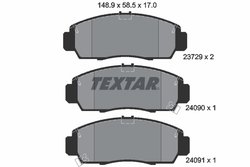 Set placute frana Textar 2372901