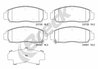Set placute frana Breck 23729 00 701 00