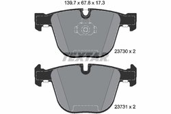 Set placute frana Textar 2373001
