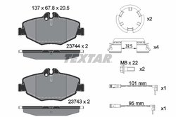 Set placute frana Textar 2374303