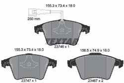 Set placute frana Textar 2374601