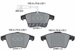 Set placute frana Textar 2374602