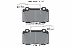 Set placute frana Textar 2375301
