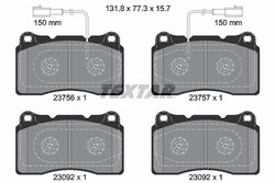 Set placute frana Textar 2375601