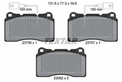Set placute frana Textar 2375603