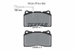 Set placute frana Textar 2375701