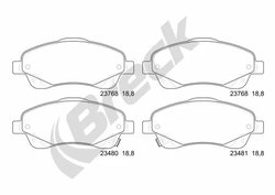 Set placute frana Breck 23768 00 701 10