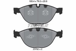 Set placute frana Textar 2379101
