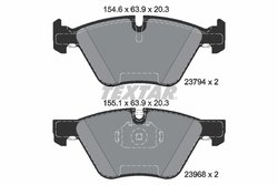 Set placute frana Textar 2379401