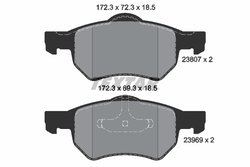 Set placute frana Textar 2380701