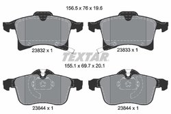 Set placute frana Textar 2383201