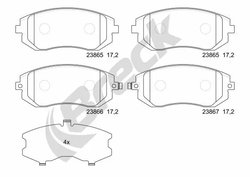 Set placute frana Breck 23865 00 701 00