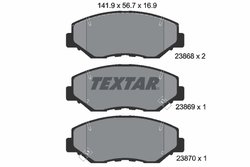 Set placute frana Textar 2386801