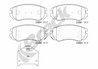 SET PLACUTE FRANA BRECK 23891 00 701 10 - Compatibil cu HYUNDAI, KIA