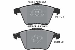 Set placute frana Textar 2391202