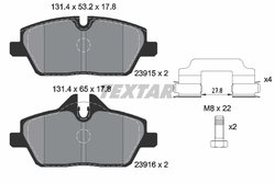 Set placute frana Textar 2391503