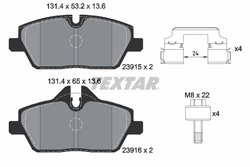 Set placute frana Textar 2391508