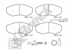Set placute frana Breck 23917 00 703 10