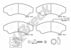 Set placute frana Breck 23919 00 703 10