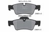 Set placute frana Textar 2392302